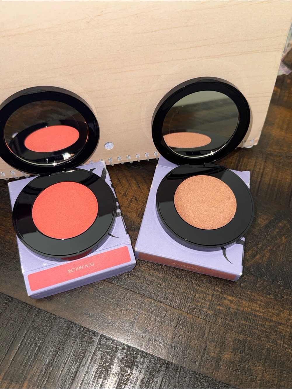 Saie Dual Blush Compact — Coral & Peach Glow